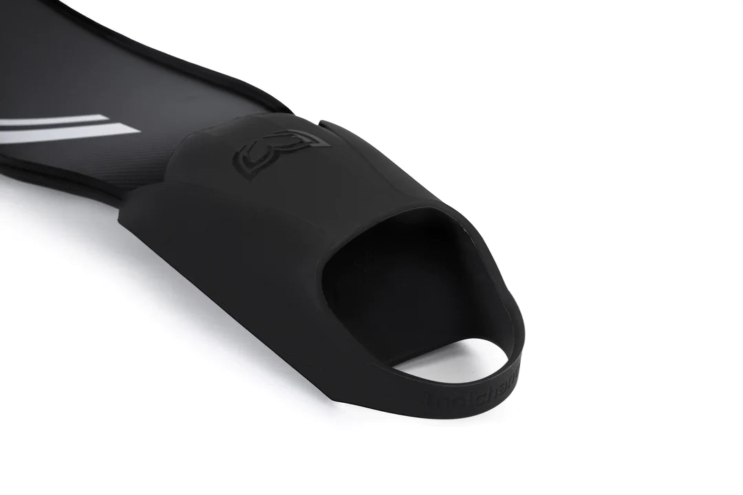 Molchanovs SPORT Bifins 3 Carbon, showing heel strap