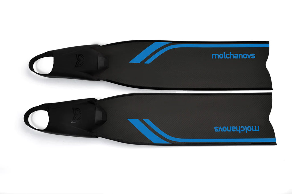 Molchanovs SPORT Bifins 3 Carbon with Blue Accent