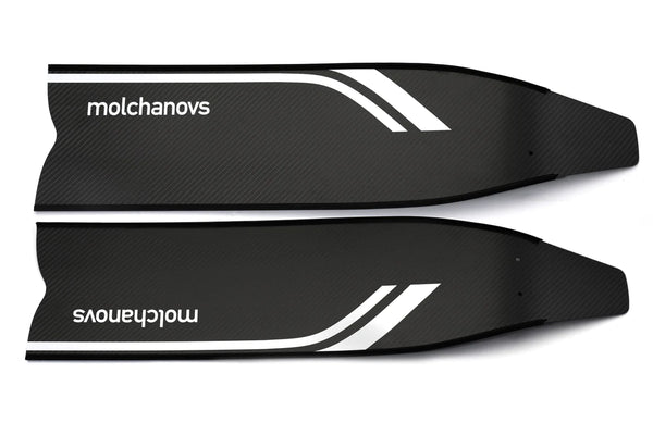 Molchanovs SPORT Bifins 3 Carbon Blade with White accent