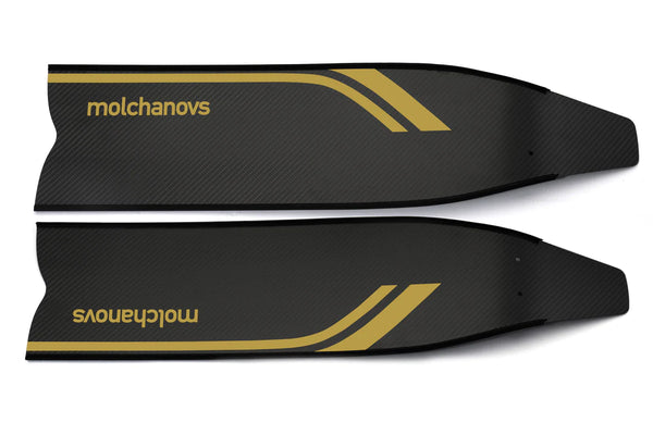 Molchanovs SPORT Bifins 3 Carbon Blade with Gold accent