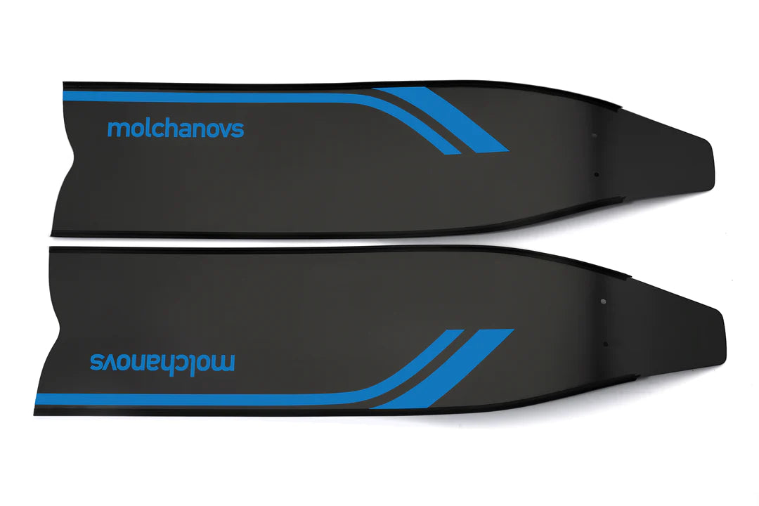 Molchanovs SPORT Bifins 3 Fiberglass Blade with Blue accent
