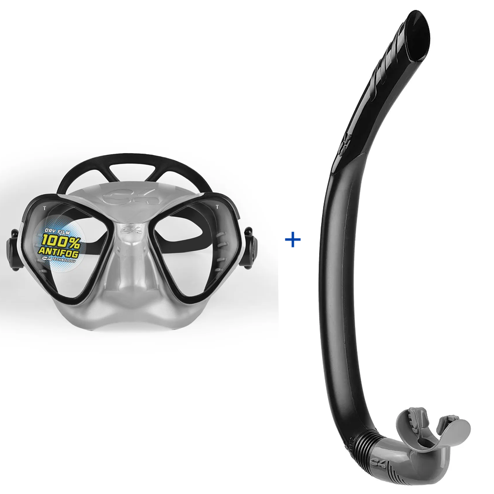 C4 Condor Mask with C4 Meltemi Snorkel