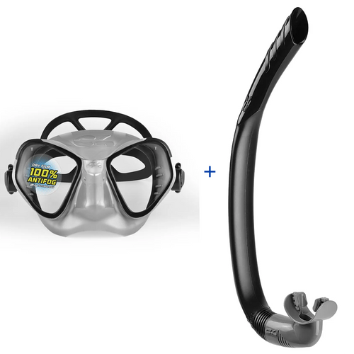 C4 Condor Mask with C4 Meltemi Snorkel