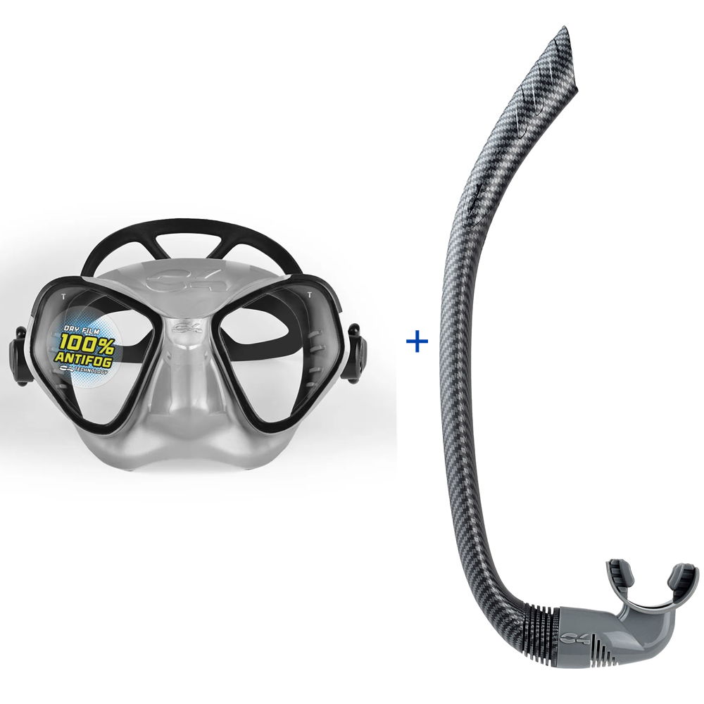 C4 Condor Mask with C4 Meltemi Snorkel