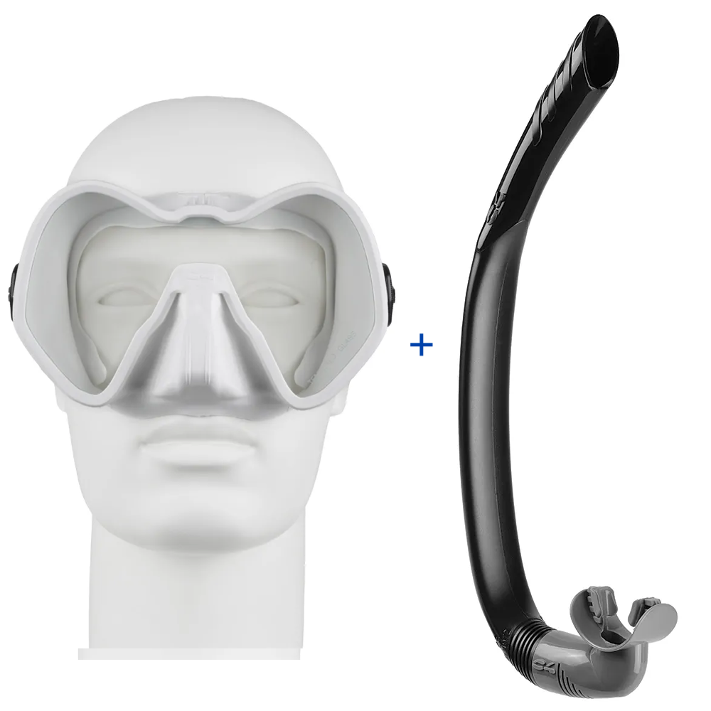 C4 Skyline Mask with C4 Meltemi Snorkel