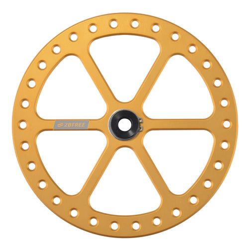 2BFREE Bottomplate in Gold top view