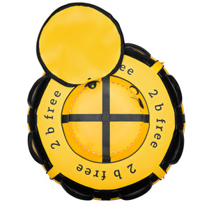 2BFREE Buoy in Yellow - Top View with lid open