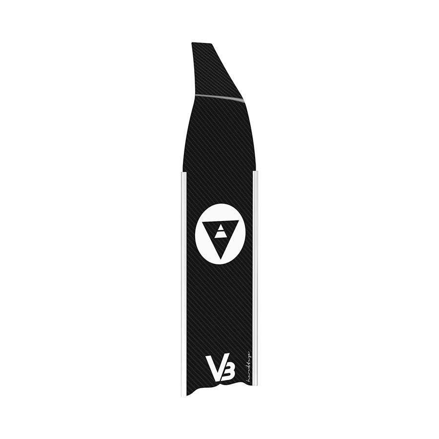 Alchemy V3-30 Carbon Fiber Bifins, in White