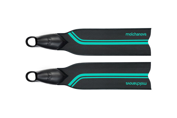 Molchanovs Competition Bifins 2x Carbon (CB2x) in green