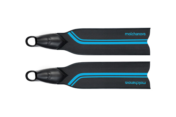 Molchanovs Competition Bifins 2x Carbon (CB2x) in blue